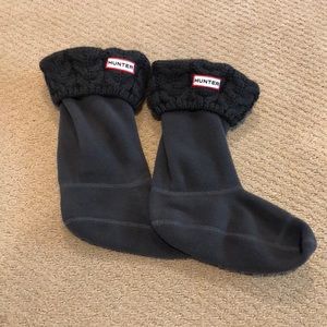 Kids Hunter Boot Socks Dark Gray Size Medium